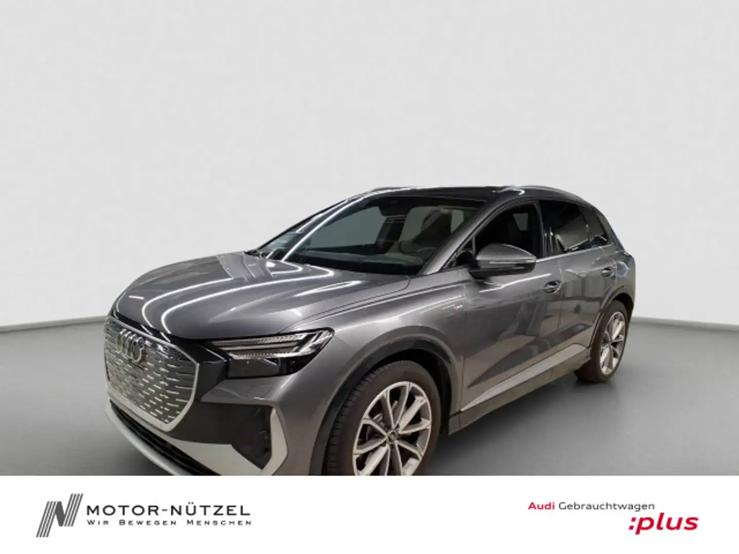 Audi Q4 e-tron 35 S-LINE MATRIX+NAVI+HuD+PDC+AHK+20" Grau - 1