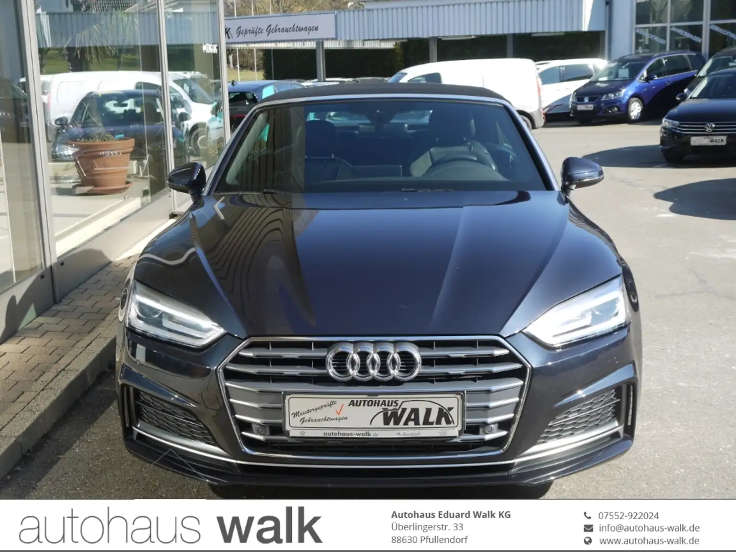 Audi A5 Cabrio 2.0 TFSI S tronic Sline NAVI RFK Xenon Azul - 1