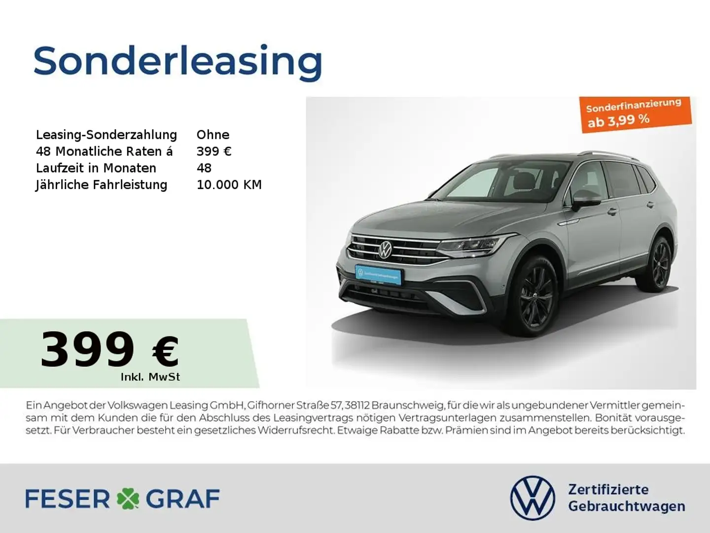 Volkswagen Tiguan MOVE 1.5 TSI DSG Navi AHK Pano StandHz Silber - 1