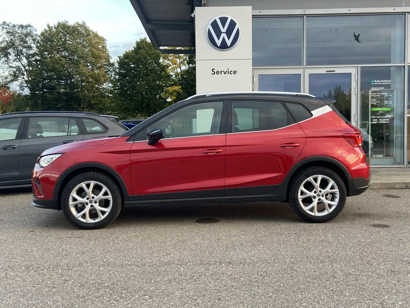 SEAT Arona 1.0 TSI DSG FR-Line NAVI-PRO+LED+PARKASSIS Rot - 2