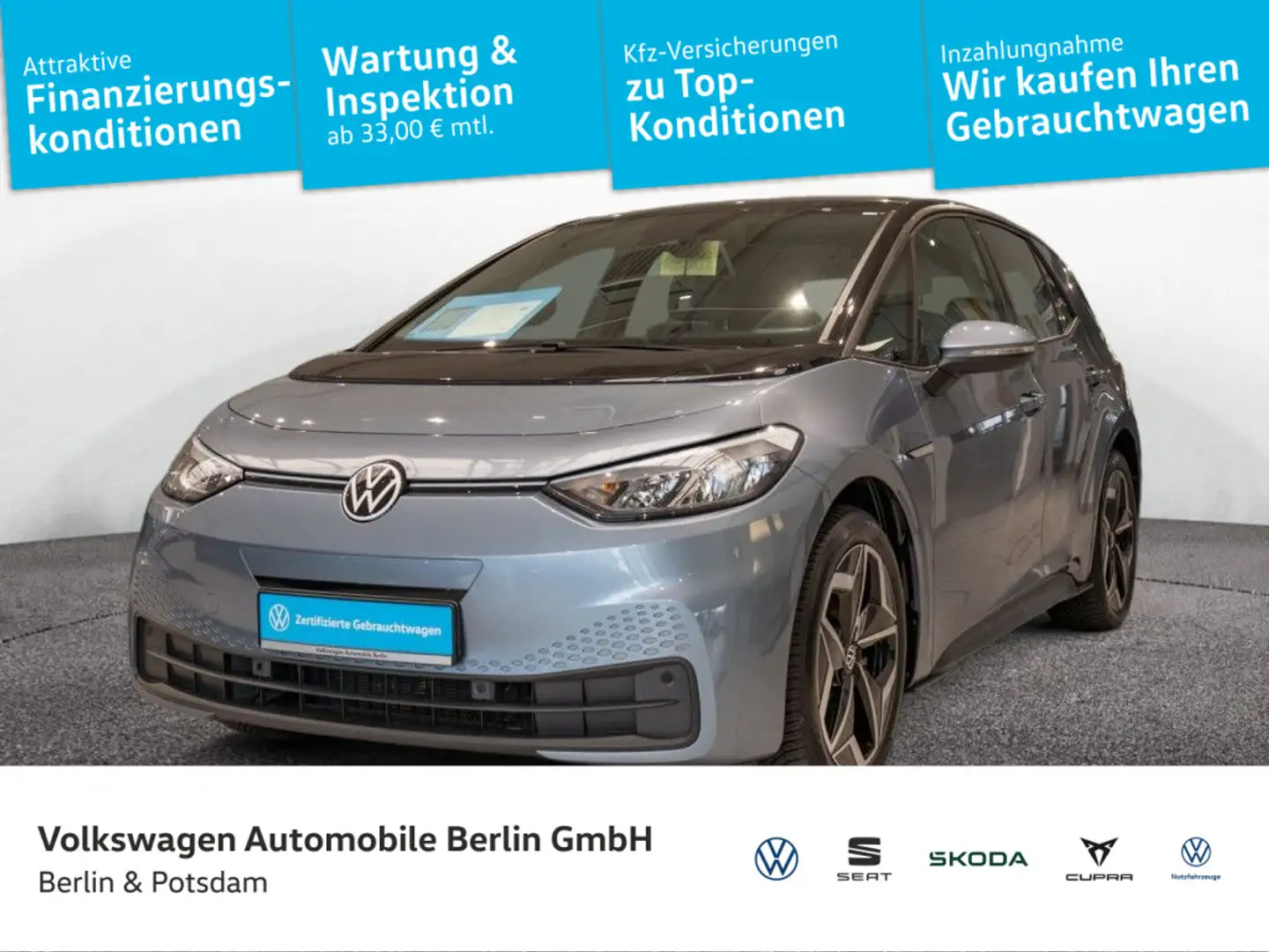 Volkswagen ID.3 Pure Performance Navi LED PDC Wärmepumpe Blau - 1