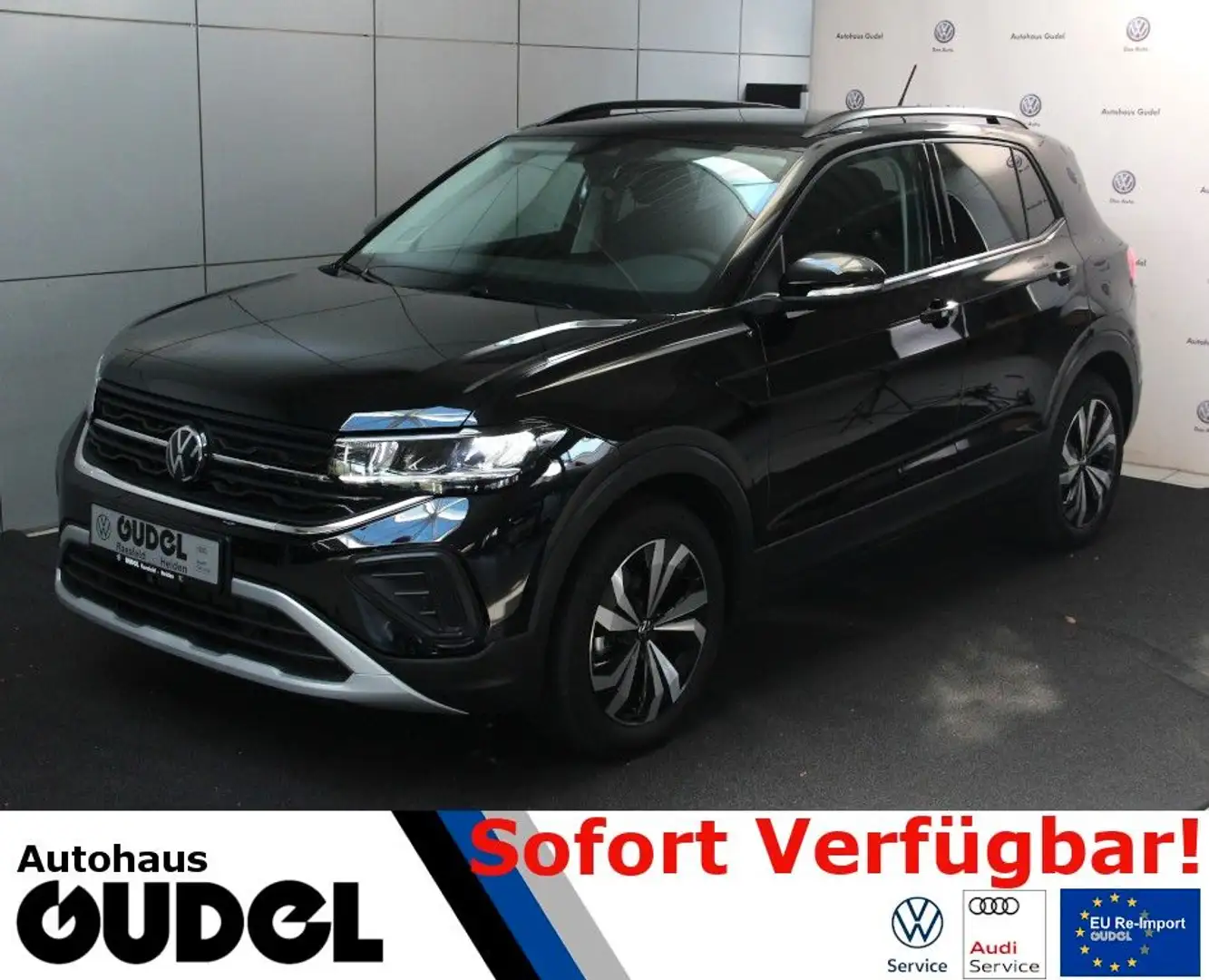 Volkswagen T-Cross 1.0 TSI Life I ACC AppC. LED Kessy Sitzh Negro - 1