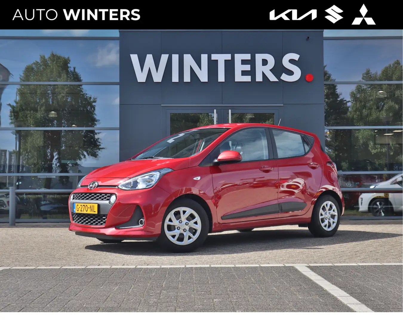 Hyundai i10 1.0i Comfort Airco | Cruise Control | 5-deurs Rood - 1