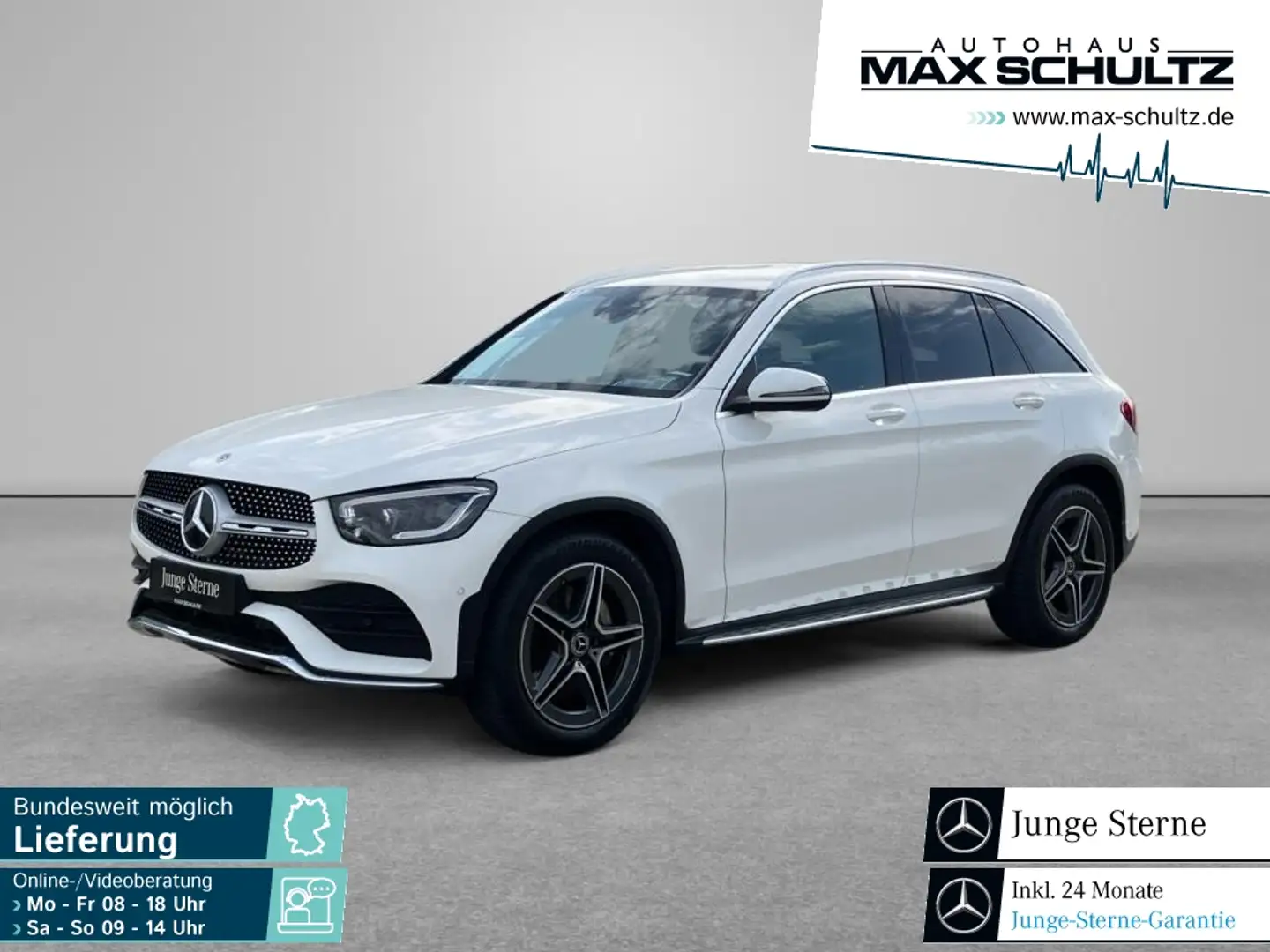 Mercedes-Benz GLC 200 4M AMG*AHZV*TWA*M-BEAM*RFK*DAB*AMBIENTE* Wit - 1