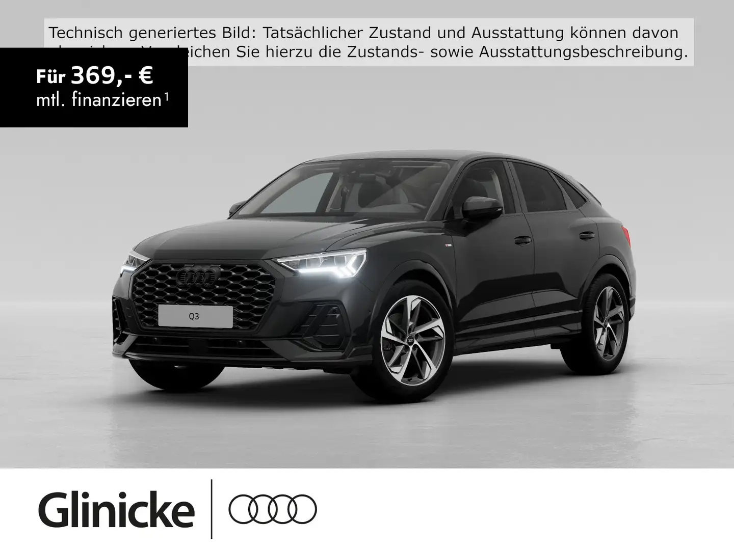 Audi Q3 S line 35 TFSI 110(150) kW(PS) S tr Schwarz - 1