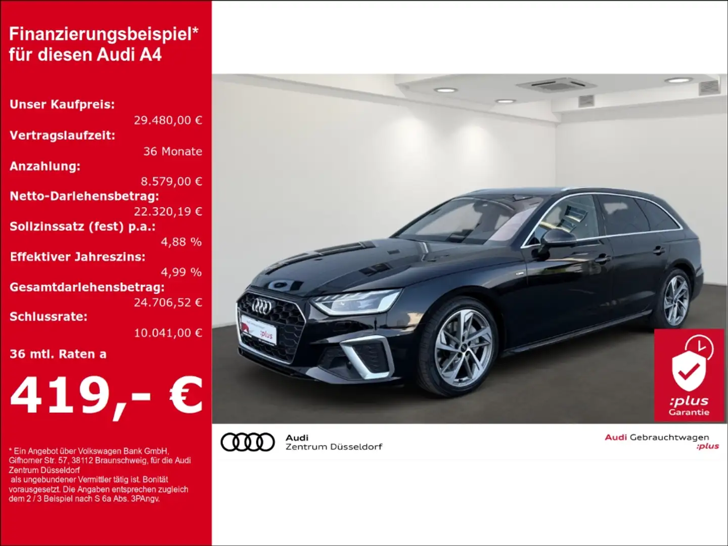 Audi A4 Avant S line 40 TDI quattro MMI KAMERA MATRIX Silber - 1