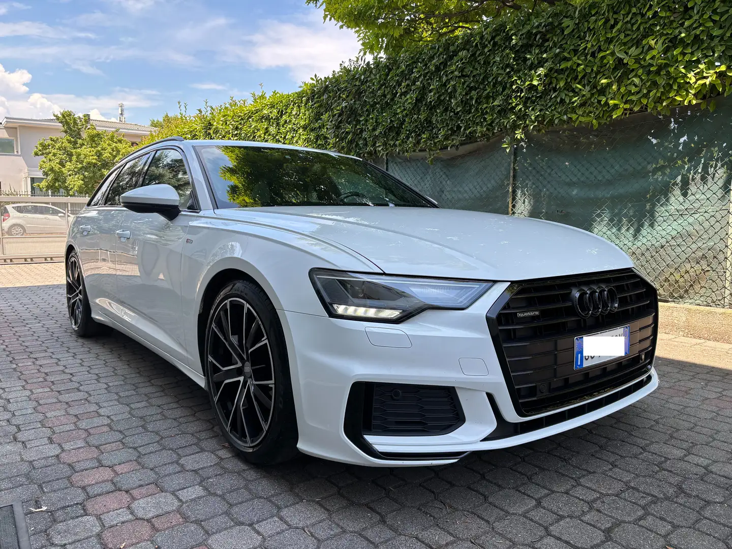 Audi A6 A6 Avant 40 2.0 tdi mhev SLINE quattro s-tronic Bianco - 1