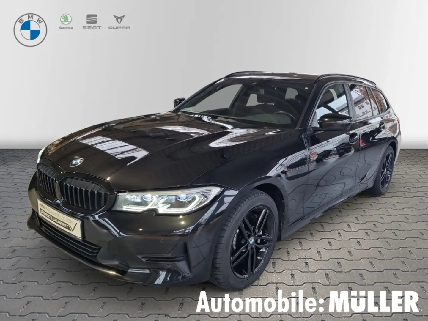 BMW 330 i xDrive Touring Laserlicht HUD Navi Digitales Coc Schwarz - 1