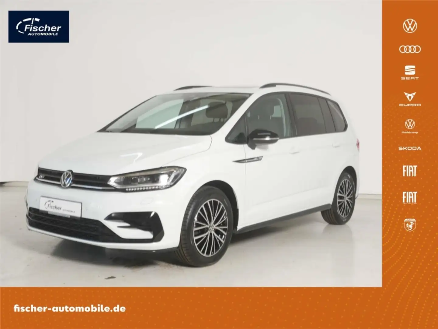 Volkswagen Touran 2.0 TDI Highline R-Line Black Style Weiß - 1