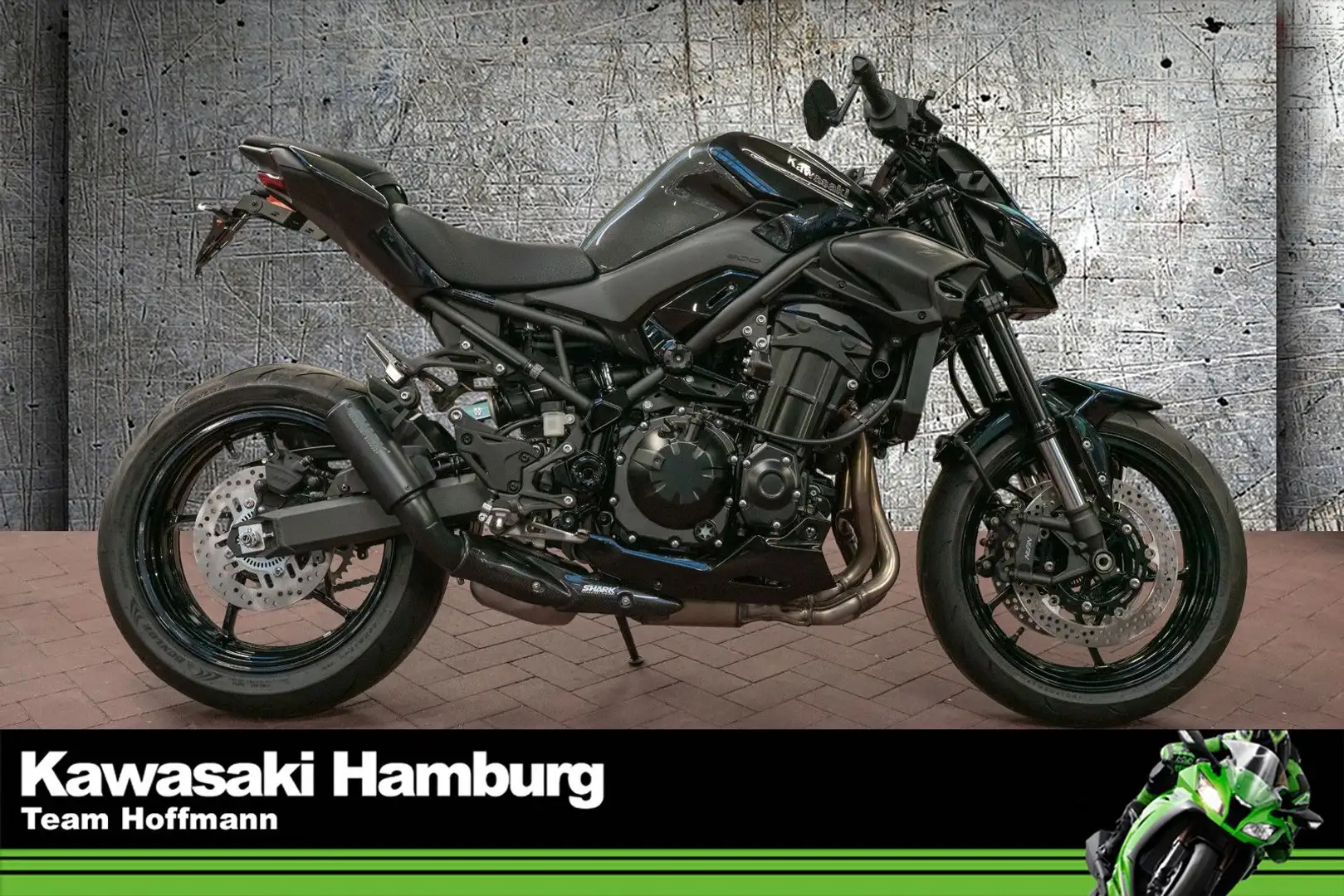 Kawasaki Z 900 Shark, sofort lieferbar, Lieferservice Negro - 1