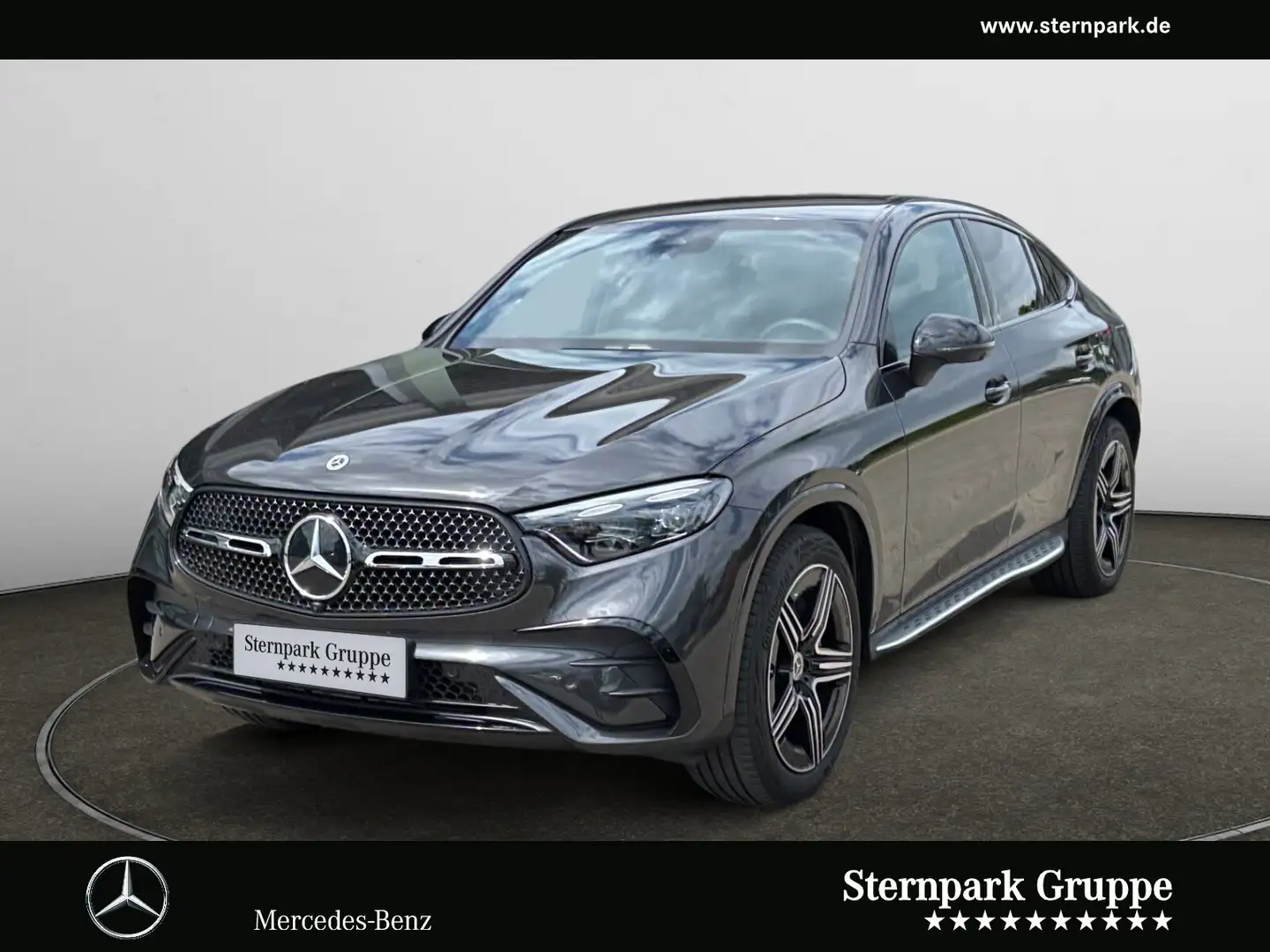 Mercedes-Benz GLC 200 GLC 200 4M AMG Coupé AHK+Night+Memory+Distronic Grau - 1