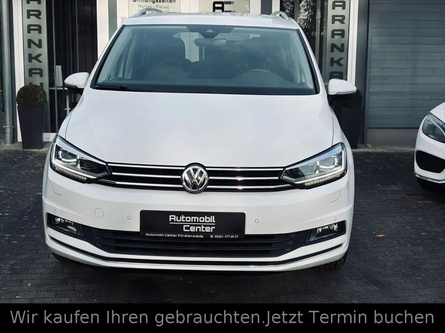 Volkswagen Touran Highline DSG+LED+AHK+ACC+4xSHZ+Massage+ Weiß - 2