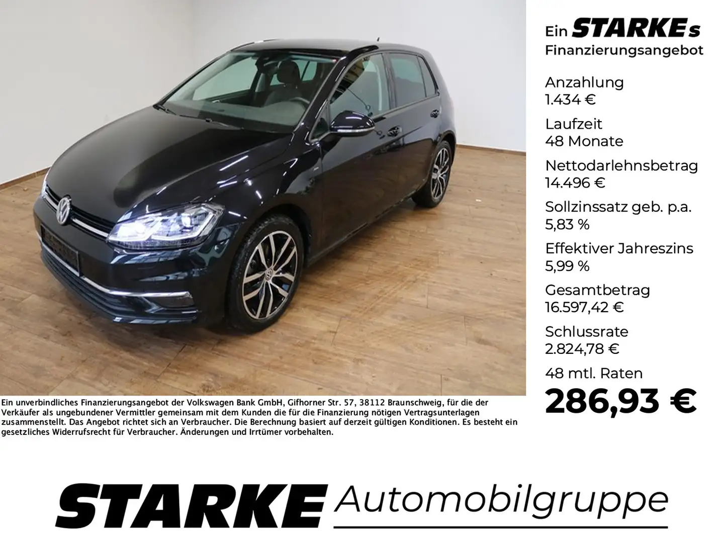 Volkswagen Golf VII 1.4 TSI Join Negru - 1
