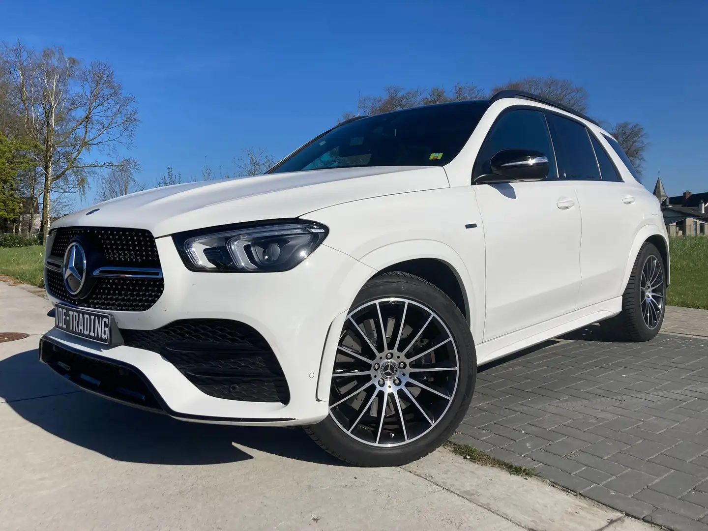 Mercedes-Benz GLE 350 de PHEV AMG LINE*PANO DAK*TREKHAAK Blanc - 1