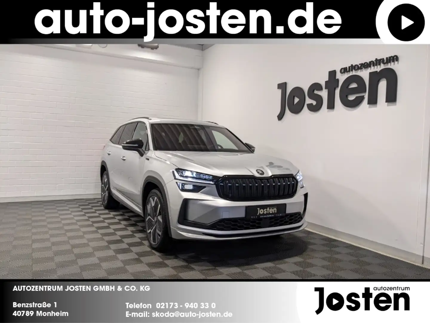 Skoda Kodiaq Sportline 2.0TDI 4x4 DCC+ Matrix-Beam Pano Canton Silber - 1