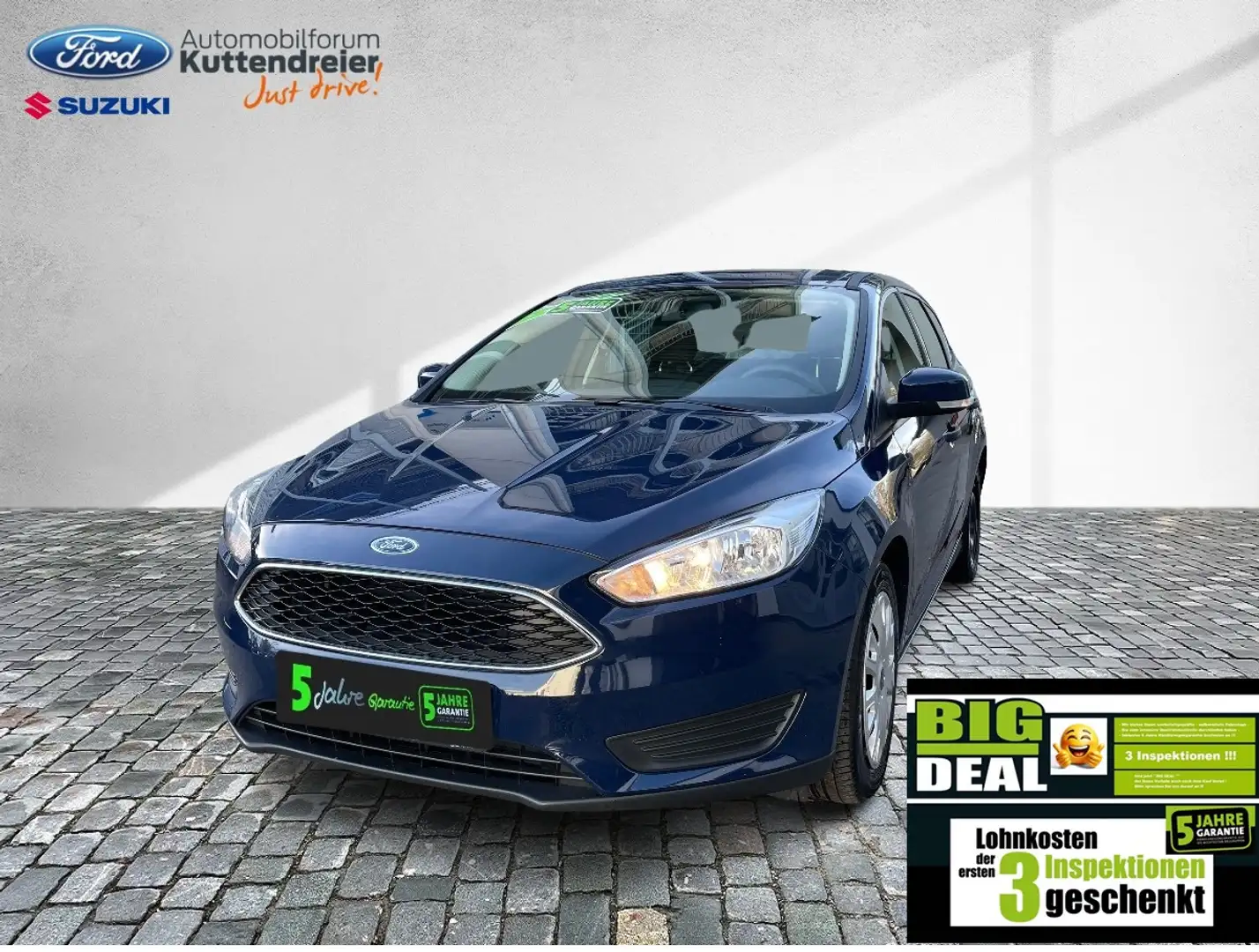 Ford Focus Turnier Ambiente Klima R/CD Start Stop Blauw - 2