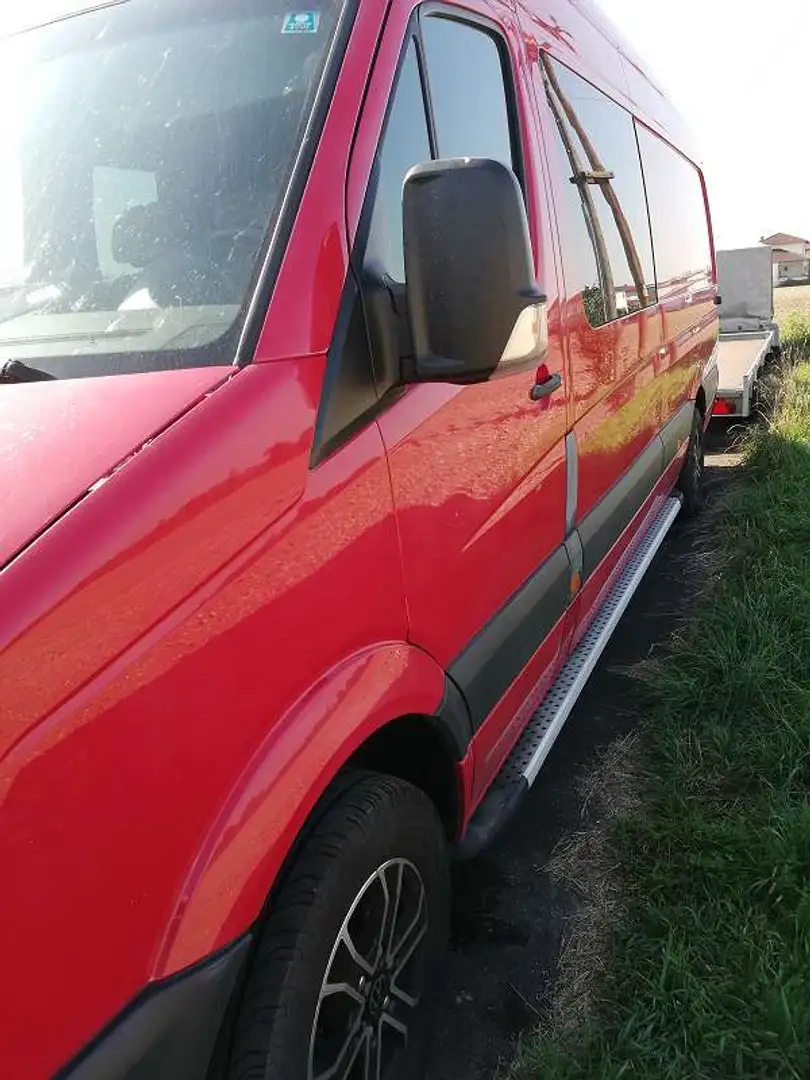 Volkswagen Crafter Crafter 30 Kombi 3-3-3 KR TDI Rot - 2