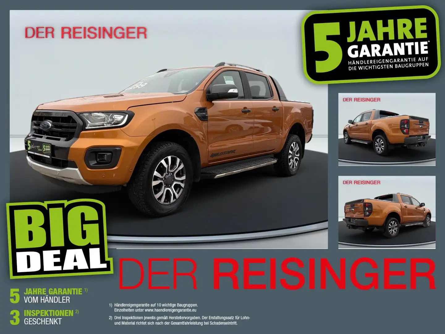Ford Ranger DK Wildtrak 4x4 Aut. Orange - 1