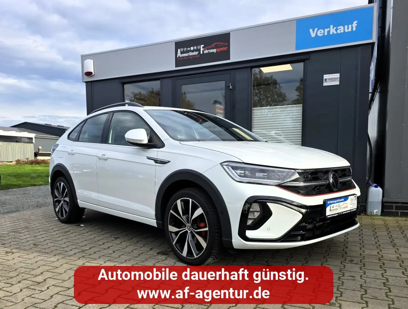 Volkswagen Taigo 1.5 TSI DSG R-Line*NAVI-ACC-DSG-SHZ-LED-18 ZOLL* Weiß - 1
