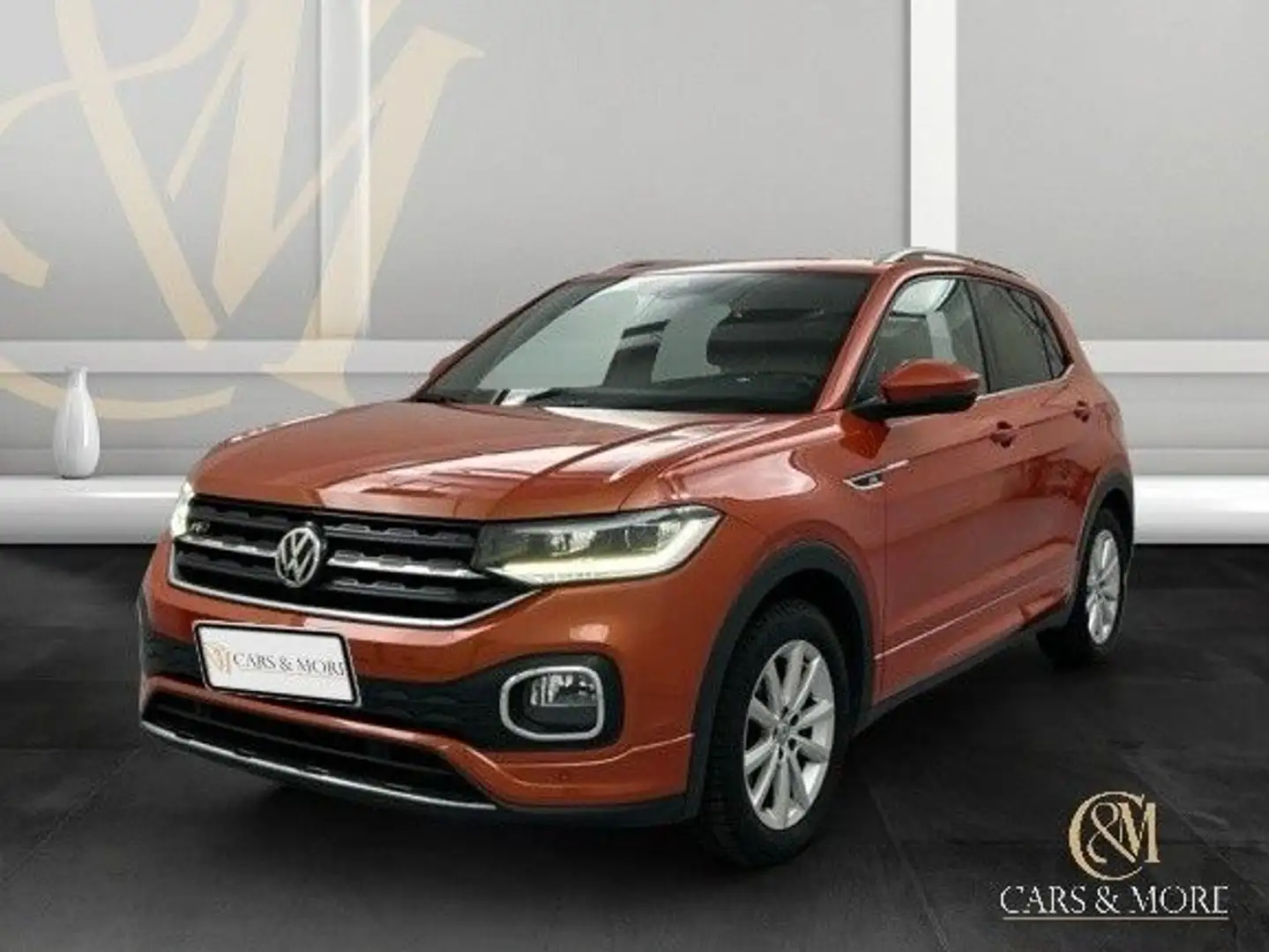 Volkswagen T-Cross R-LINE T.Leder CarPlay RFK LED ACC SHZ Orange - 1