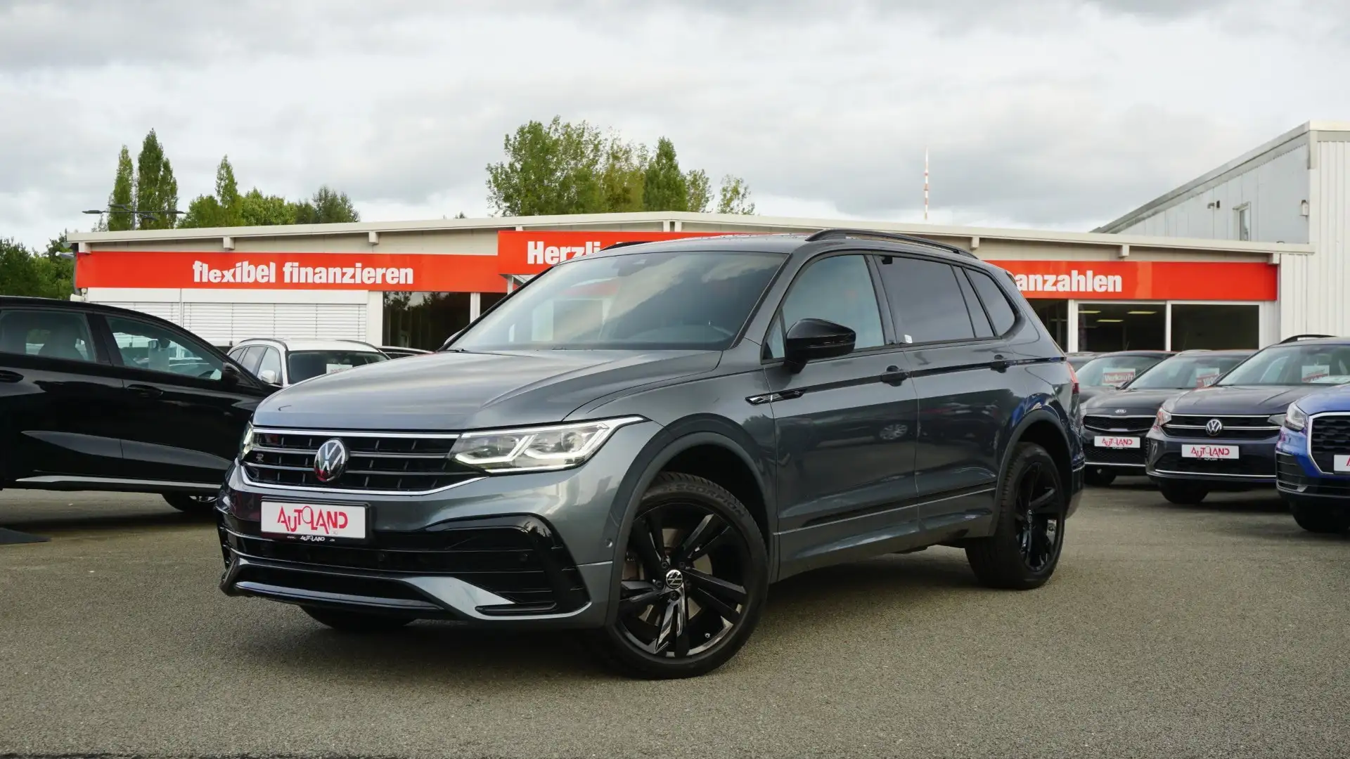 Volkswagen Tiguan Allspace 2.0 R-Line 4Motion LED Navi PDC Gris - 2