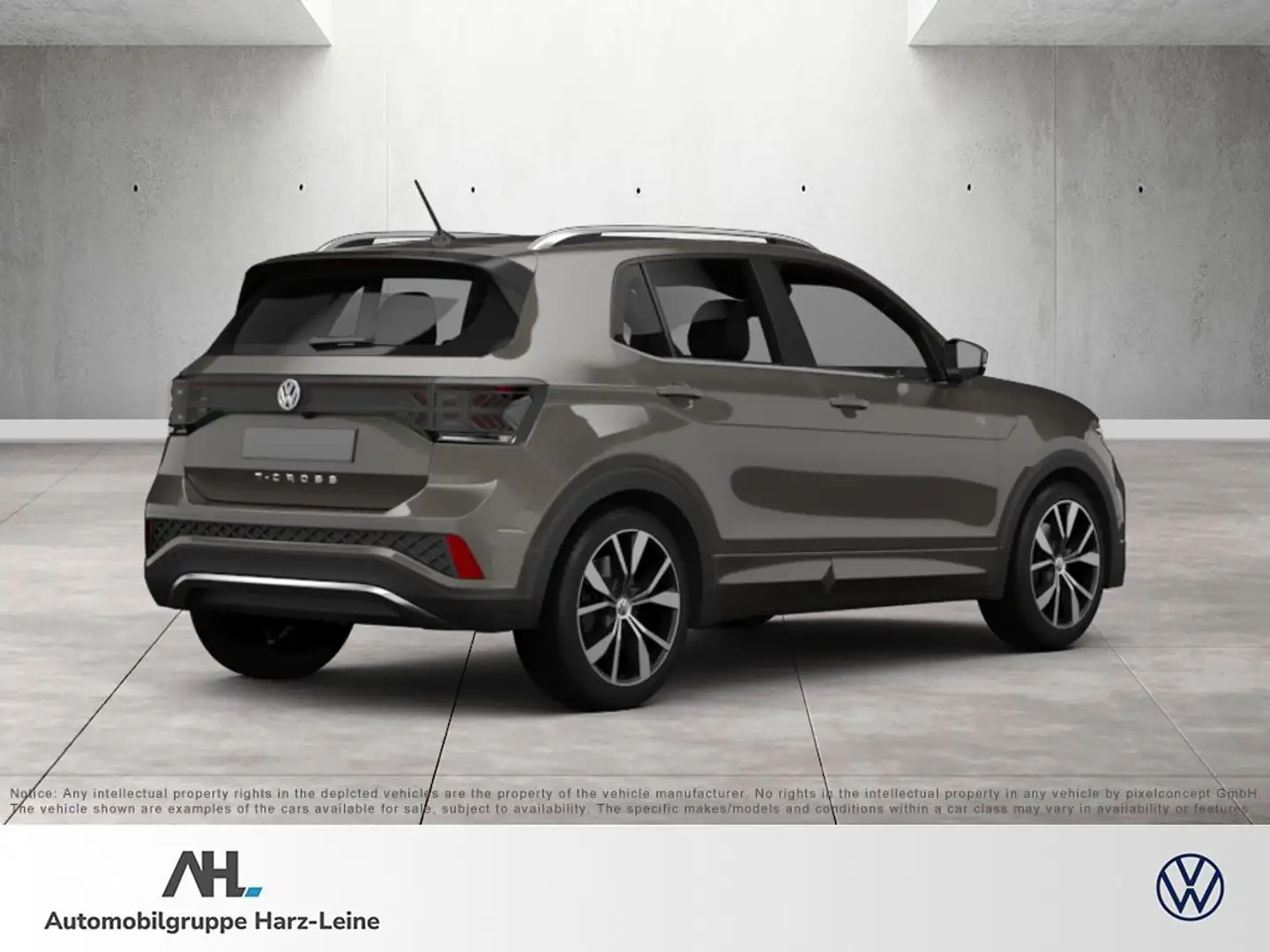 Volkswagen T-Cross Style 1.0 TSI DSG *AHK*NAVI*RFK*KEYLESS*IQ.DRIVE* Silber - 2