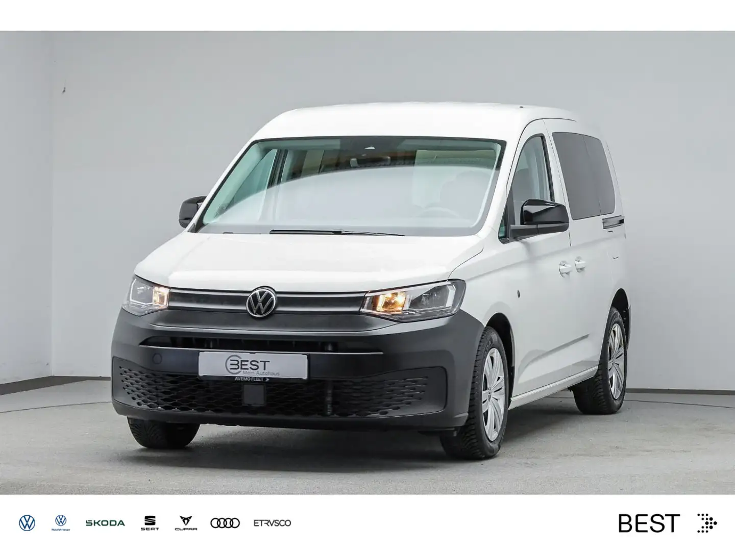 Volkswagen Caddy 5-Sitzer 2.0 TDI PDC-HINTEN*KLIMA*AHK* Blanco - 1