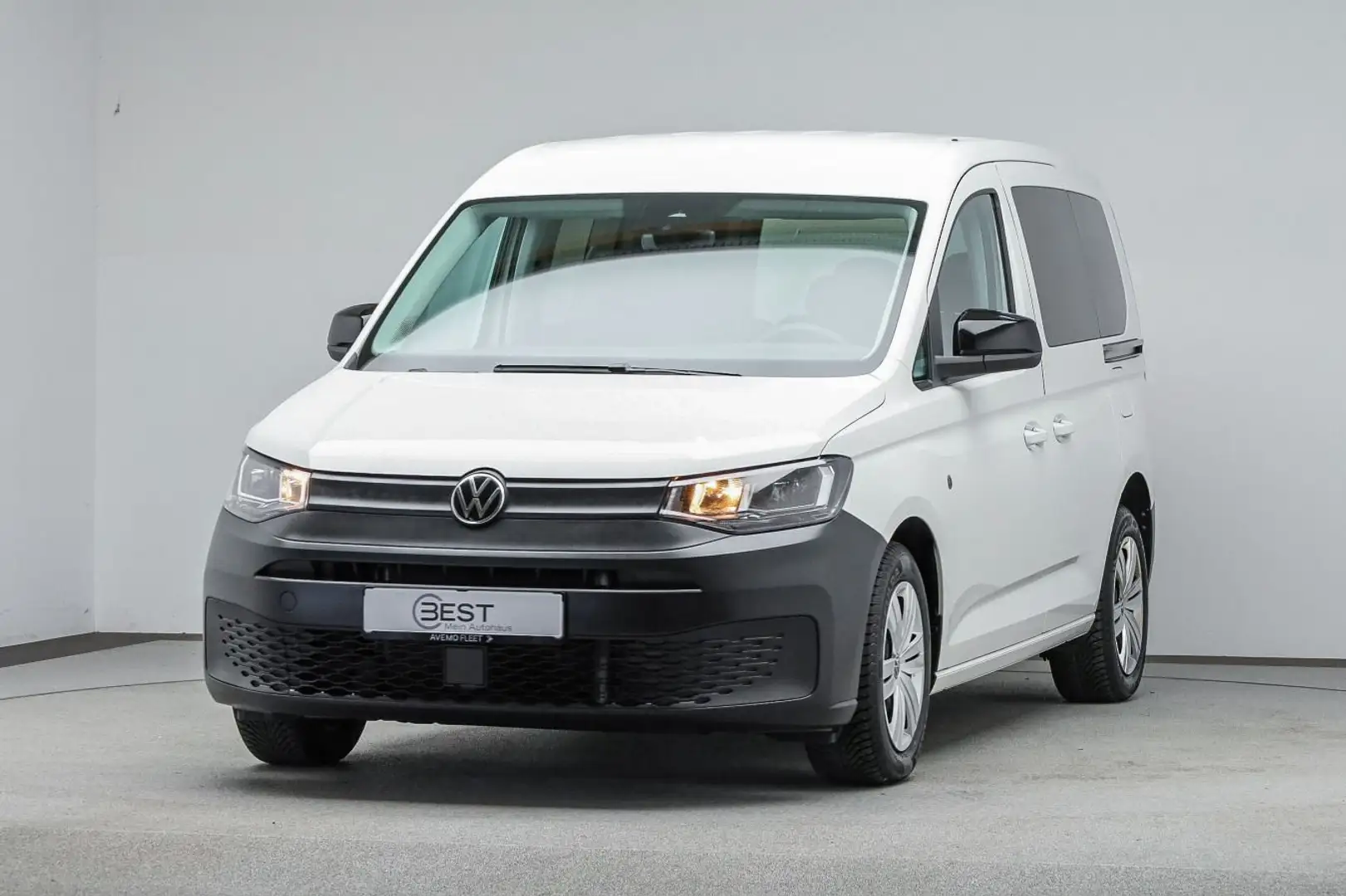 Volkswagen Caddy 5-Sitzer 2.0 TDI PDC-HINTEN*KLIMA*AHK* Blanco - 2