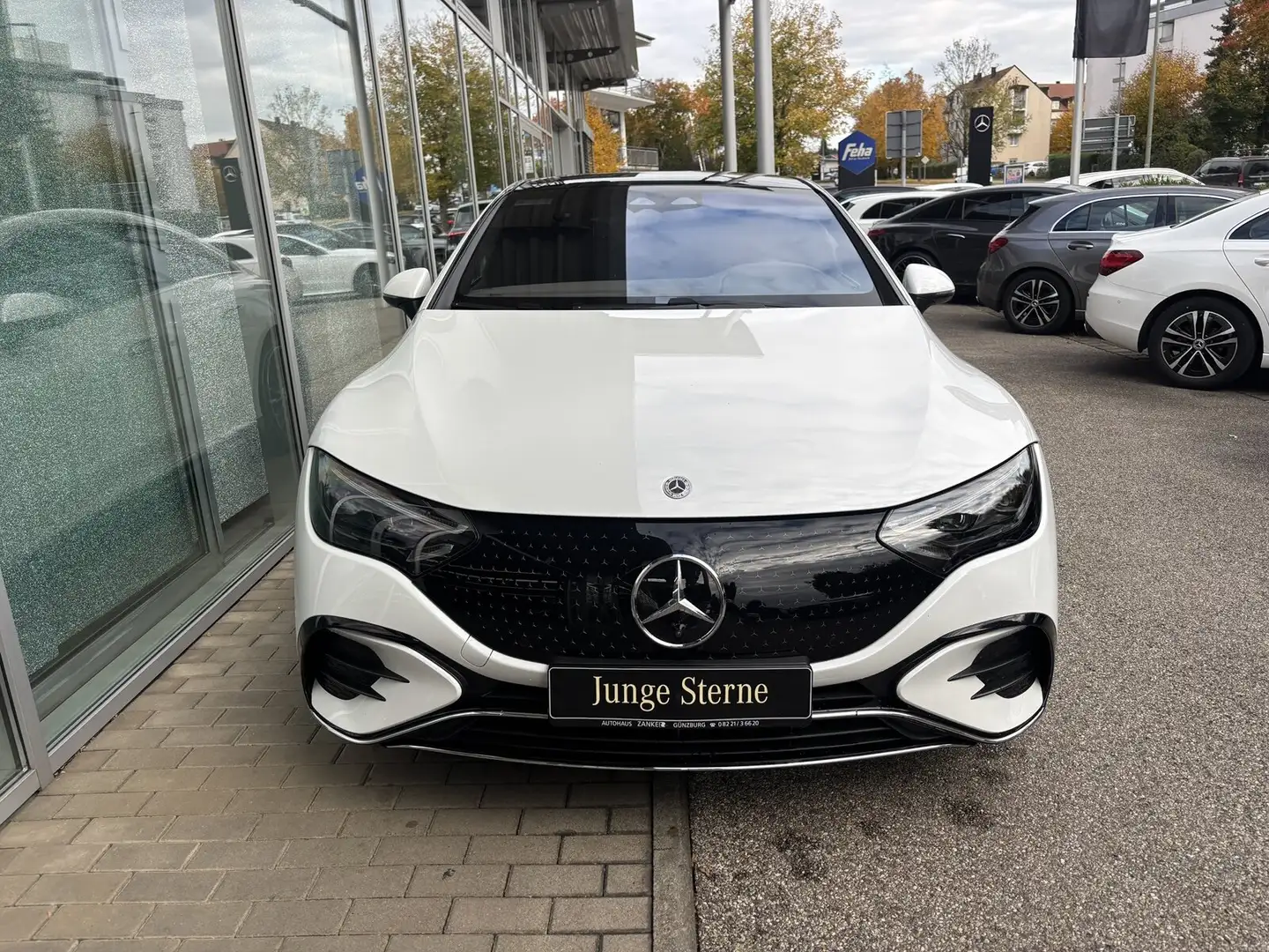Mercedes-Benz EQE 350 EQE 350+ AMG LEDER*PANO*AHK*HYPER*VOLL120BLP* Blanc - 2