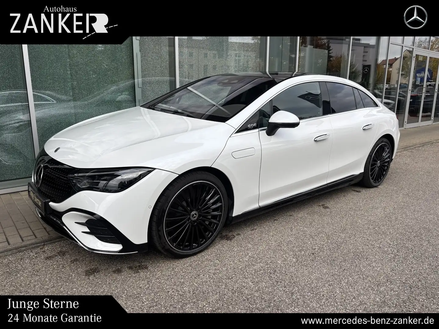 Mercedes-Benz EQE 350 EQE 350+ AMG LEDER*PANO*AHK*HYPER*VOLL120BLP* Blanc - 1
