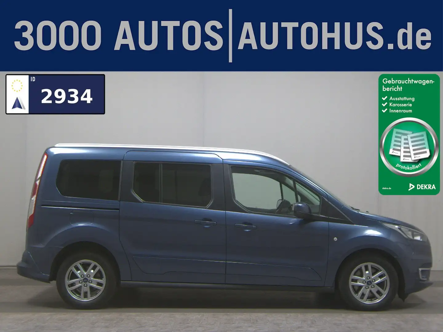 Ford Tourneo Connect 1.5 TDCi Titanium Navi Pano RfK Bleu - 1