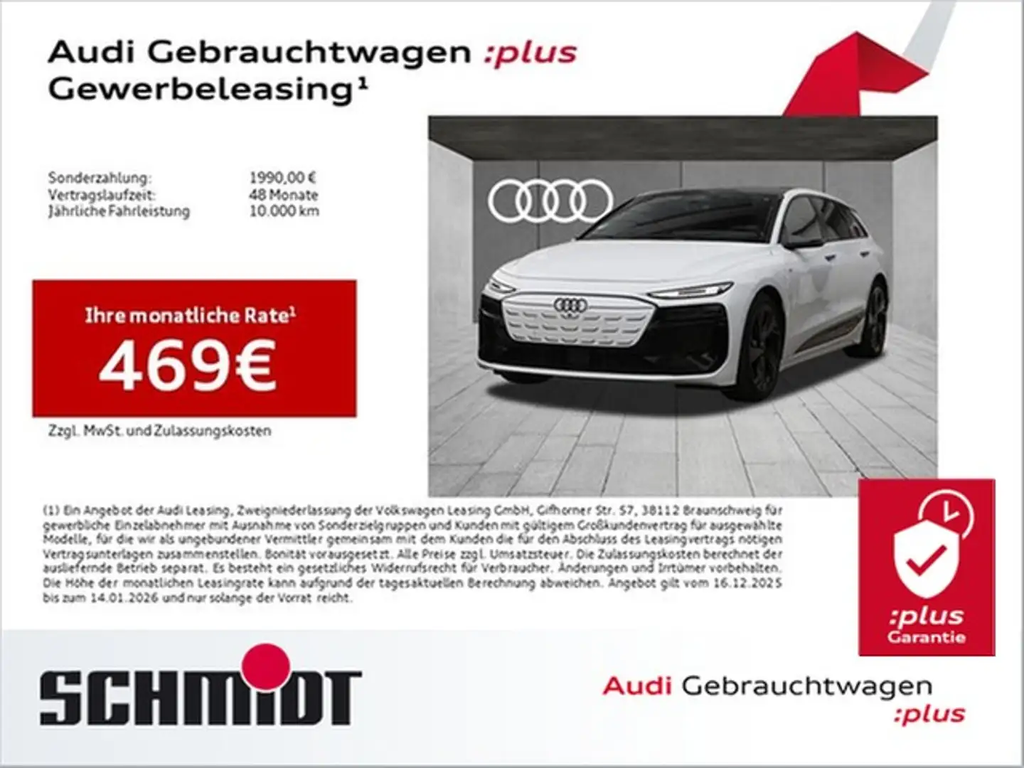 Audi A6 e-tron Avant S line LM21 Pano AHK Luft B&O HuD Blanc - 1