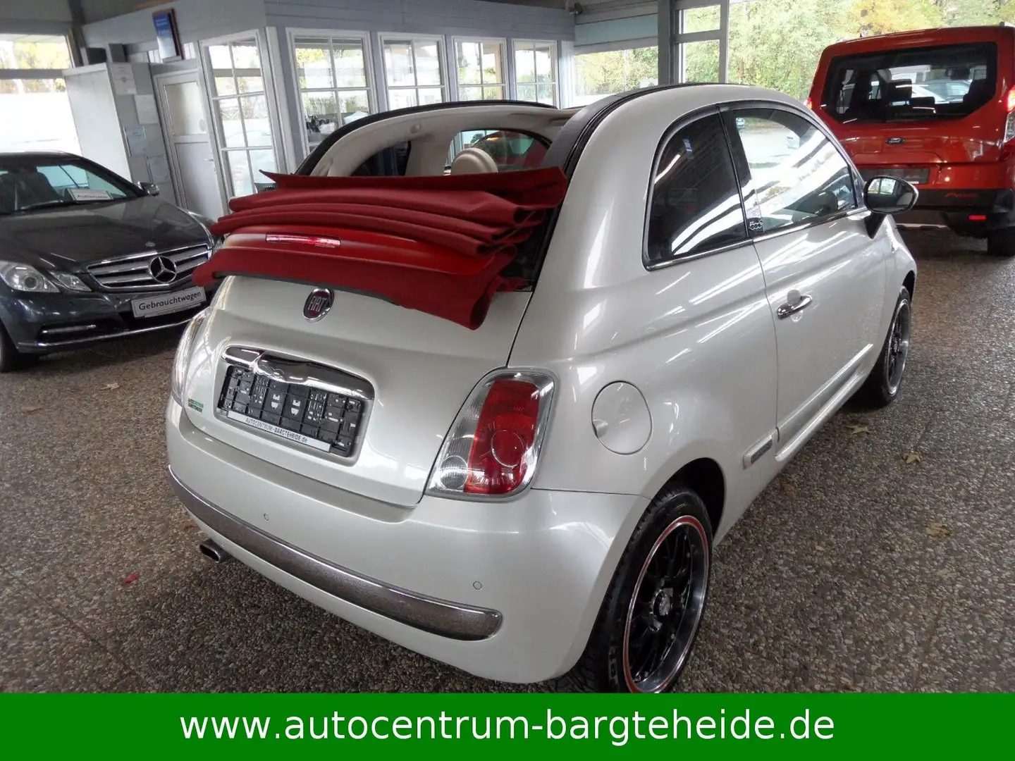 Fiat 500C Lounge LEDER+XENON+KLIMA Wit - 1