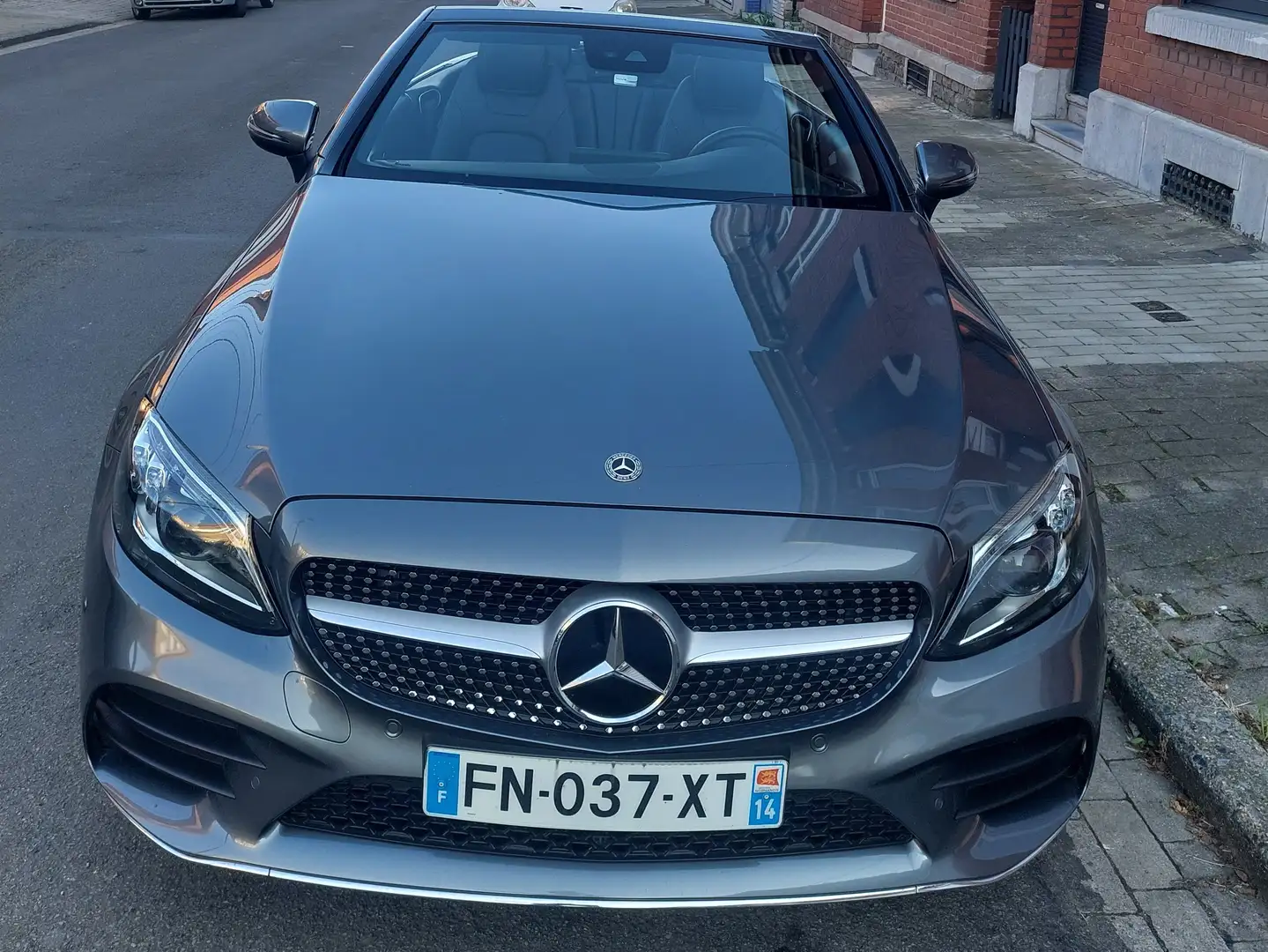 Mercedes-Benz C 220 Classe C Cabriolet 220 d 9G-Tronic 4Matic AMG Line Argent - 1