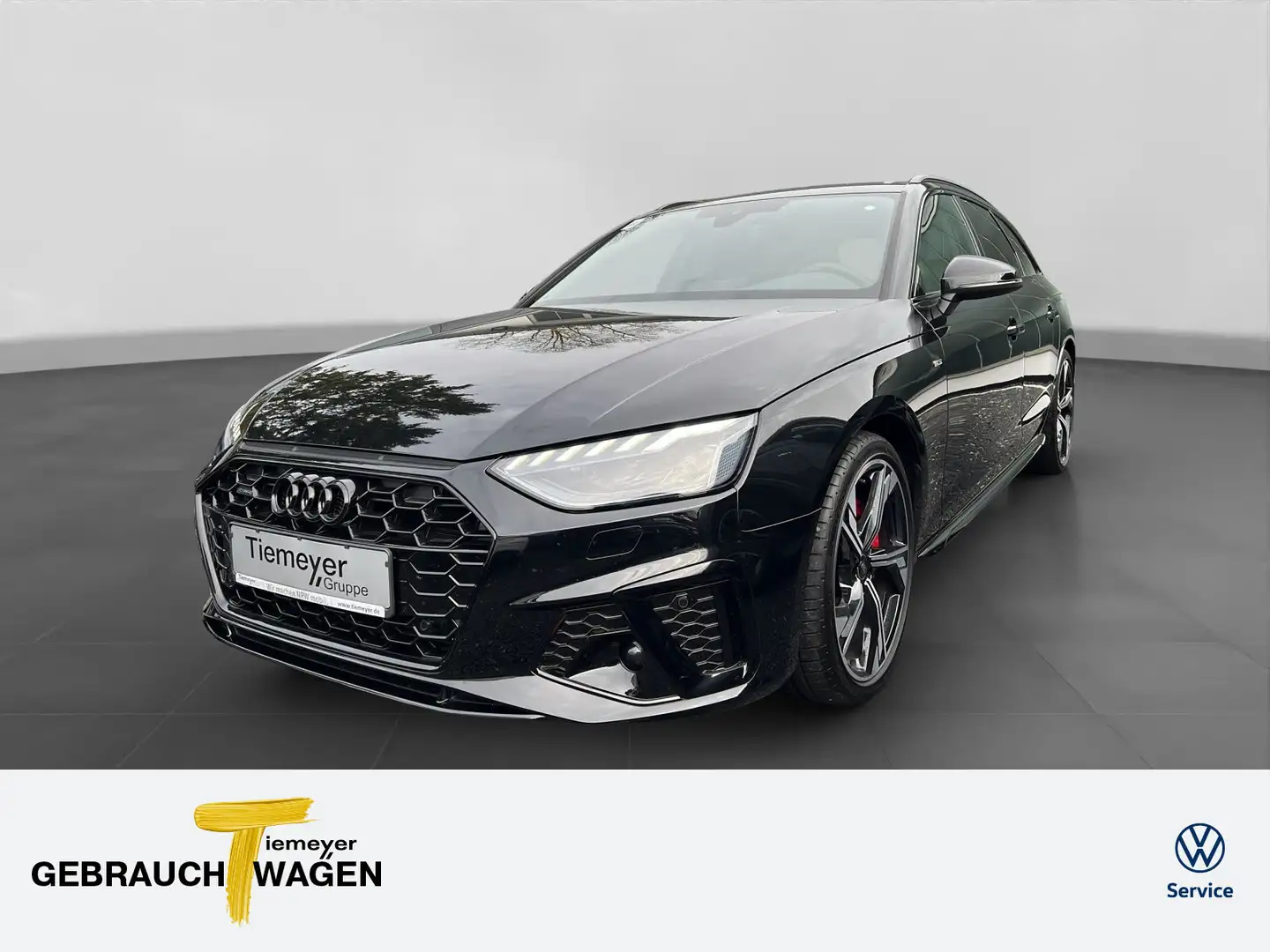 Audi A4 40 TFSI Q 2x S LINE AHK LM19 MATRIX-LED Schwarz - 1