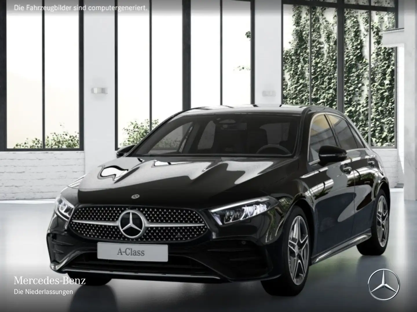 Mercedes-Benz A 250 4M AMG+LED+KAMERA+KEYLESS+8G Schwarz - 2