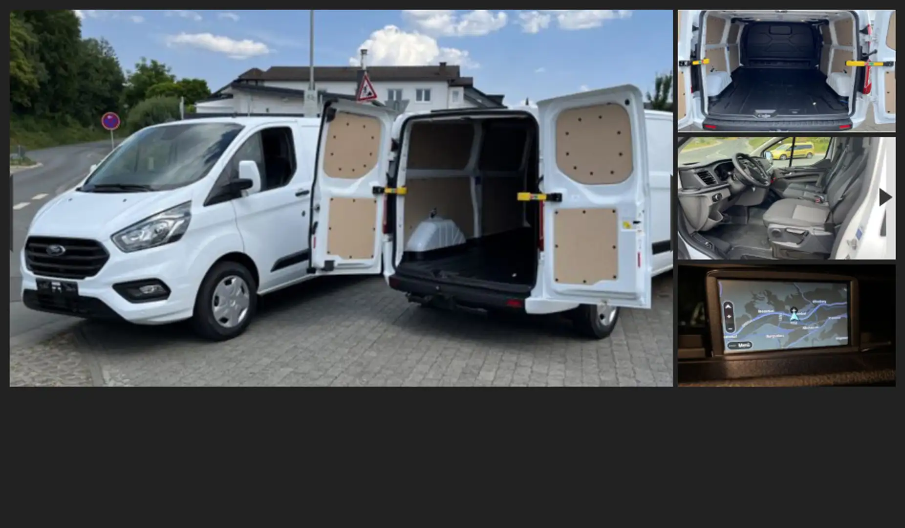 Ford Transit Custom Custom Lang, L2H1 340 2,8t AHK Navi PDC Klima...Tr Weiß - 1