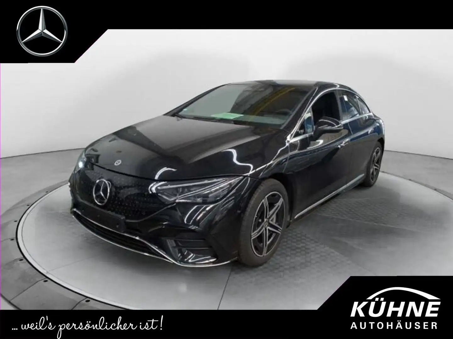 Mercedes-Benz EQE 350 AMG Premium 360° 4xSHZ AHK Burm3D Schwarz - 1