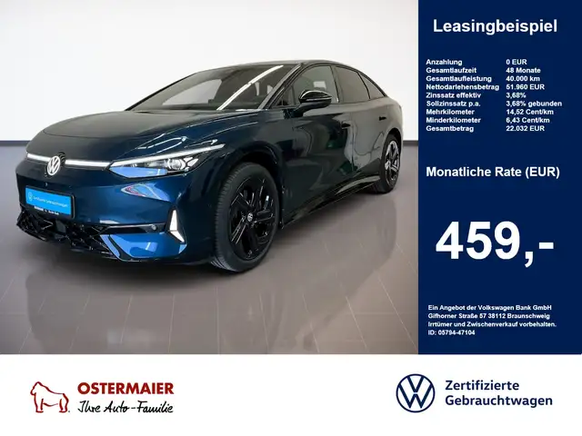 Volkswagen ID.7 GTX 340PS ACC.5J-G.WÄRMEPUMPE.AHK.AREA-VIEW.NAVI.H