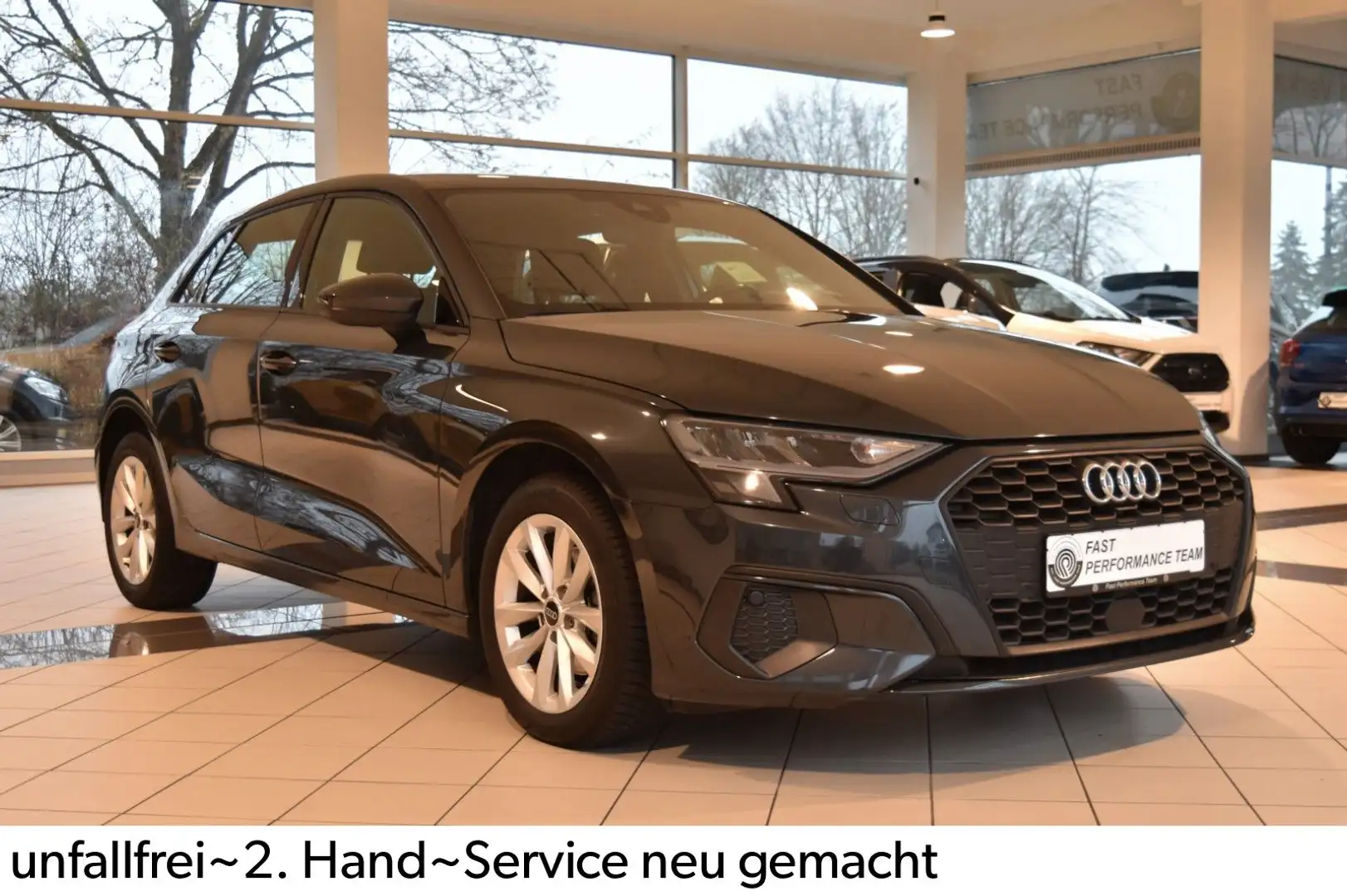 Audi A3 30 TDI Sportback~Navi~ACC~virt. Cockpit~Apple Grau - 2