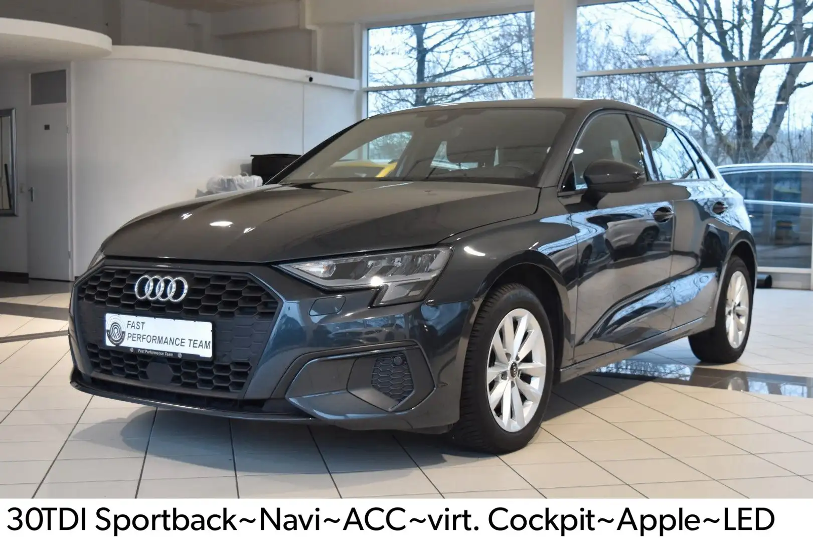 Audi A3 30 TDI Sportback~Navi~ACC~virt. Cockpit~Apple Grau - 1
