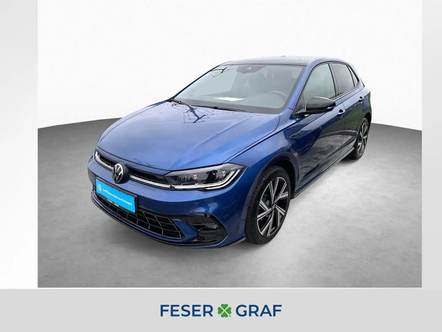 Volkswagen Polo R-Line 1.0 TSI DSG 116PS Blau - 1