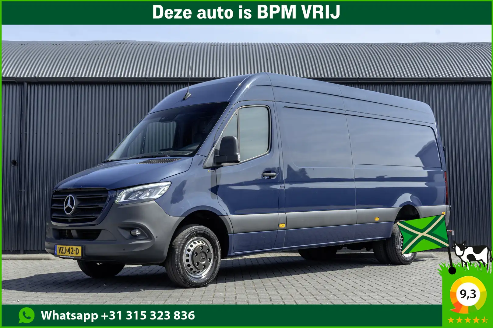Mercedes-Benz Sprinter 519 CDI | L3H2 | Koelwagen | Automaat | Mbux | LED Blauw - 1
