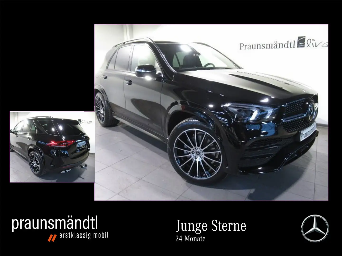Mercedes-Benz GLE 400 d 4M AMG Night Pano/StaH/AHK/Airma/7Sitz Noir - 1