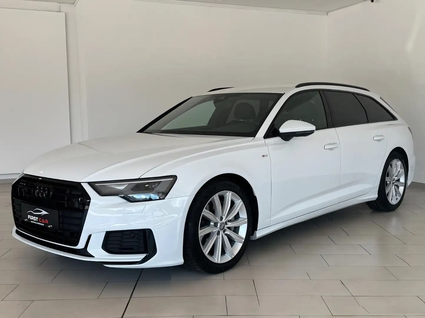 Audi A6 Avant 45 TDI Quattro S-Line Sport|1-HAND|AHK| Bianco - 1