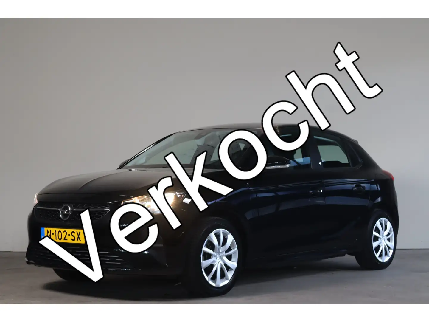 Opel Corsa-e Edition 50 kWh NL- Auto!! Climate I Cruise I Apple Zwart - 1