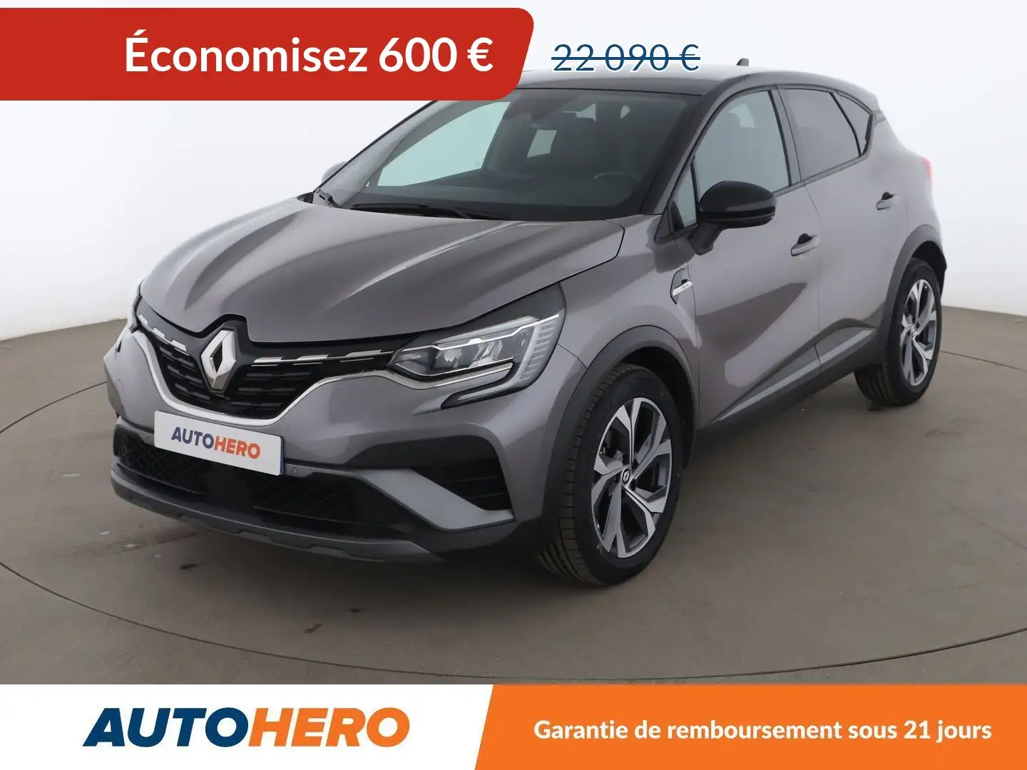 Renault Captur 1.3 TCe Mild Hybrid RS Line EDC Gris - 1