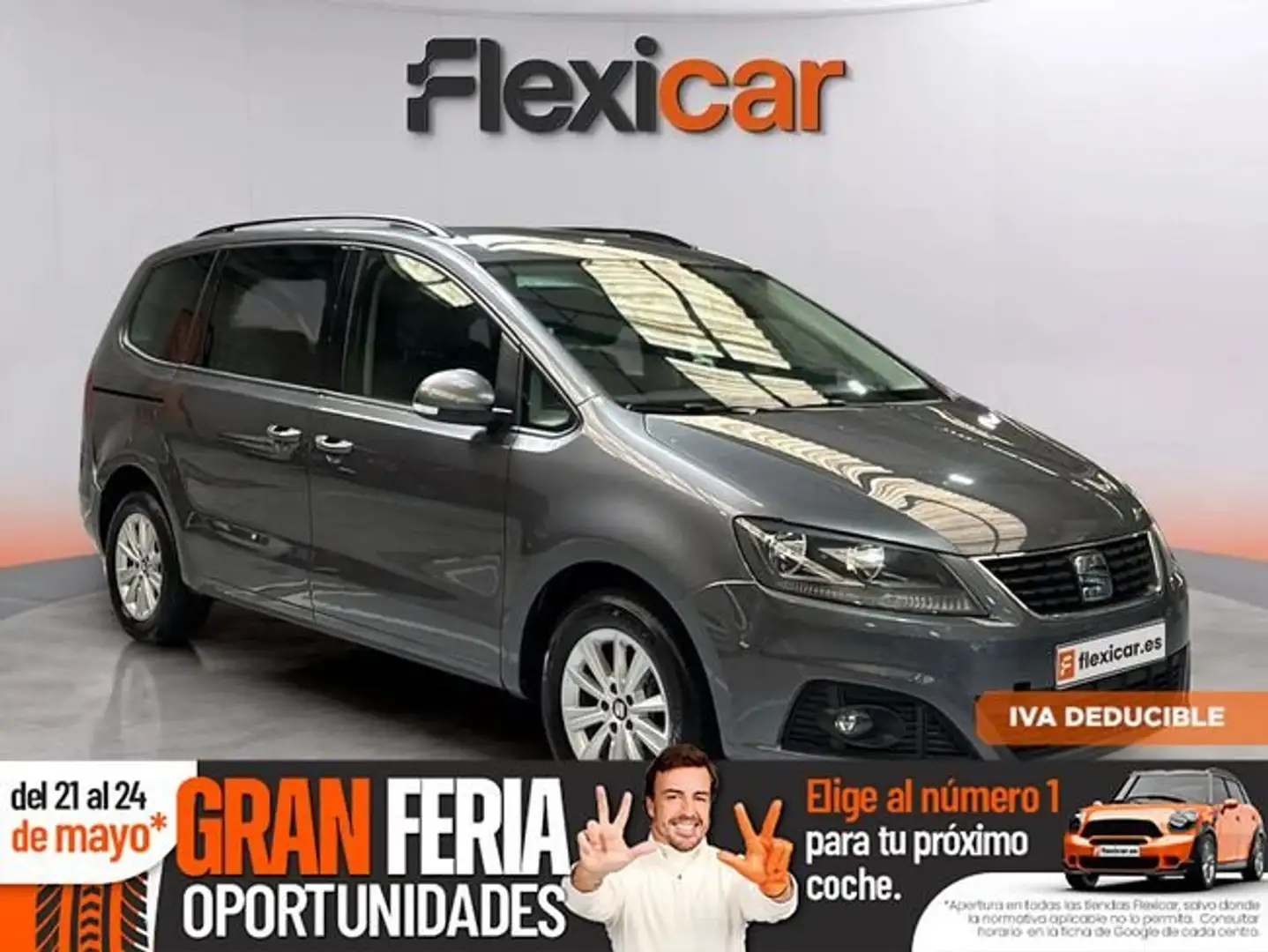 SEAT Alhambra 1.4 TSI S&S Style DSG 7 plazas Gris - 1
