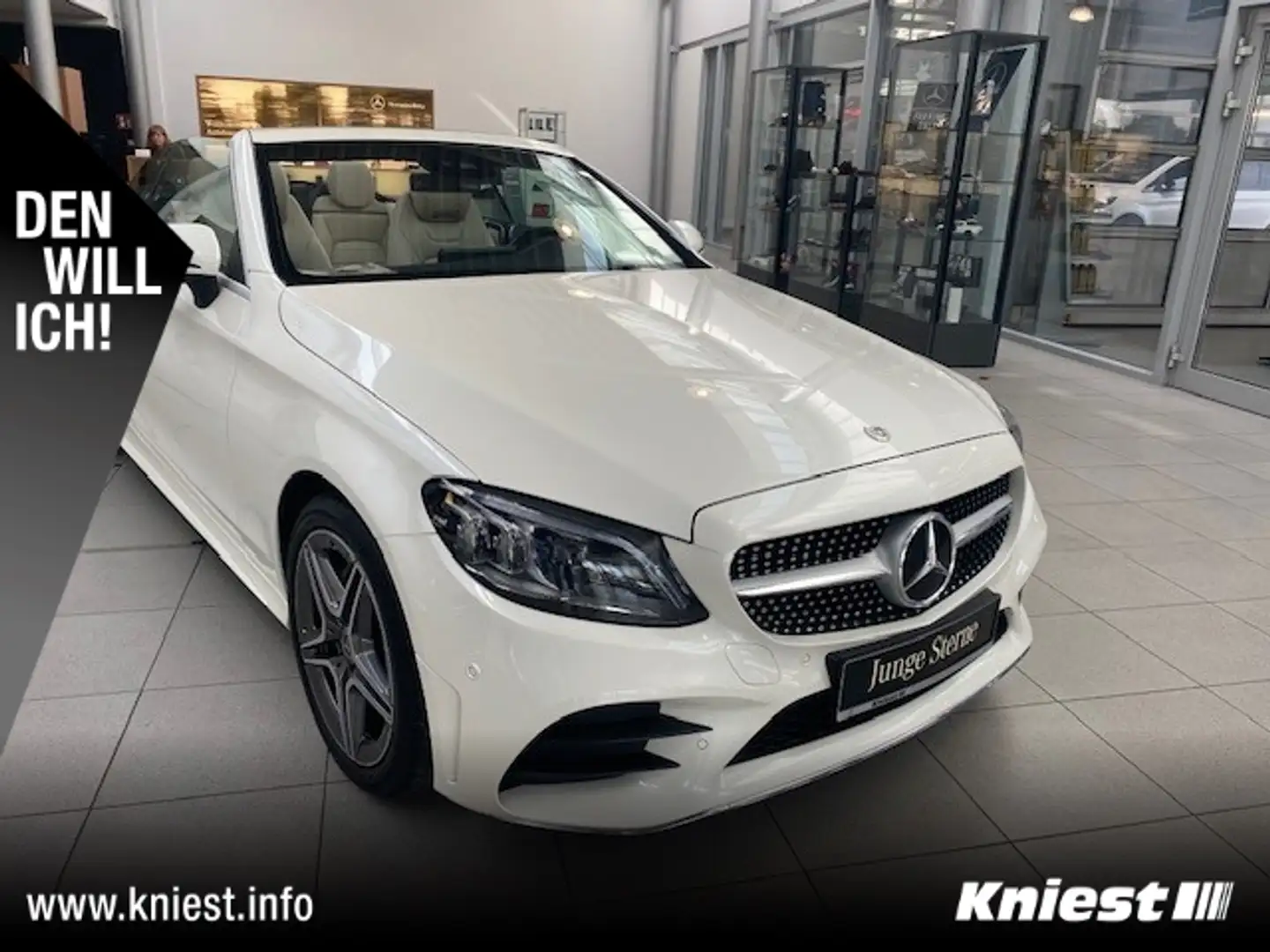 Mercedes-Benz C 200 Cabrio AMG MULTIBEAM, Airscarf, AC, SHZ Blanc - 1
