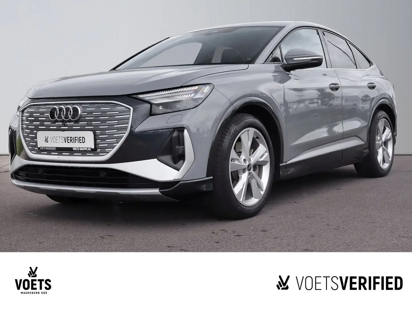 Audi Q4 e-tron Sportback 50 QUATTRO S-LINE MATRIX Grau - 1